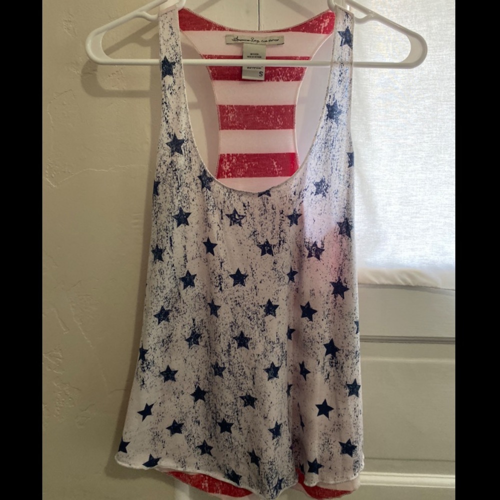 Red white and Blue tank top